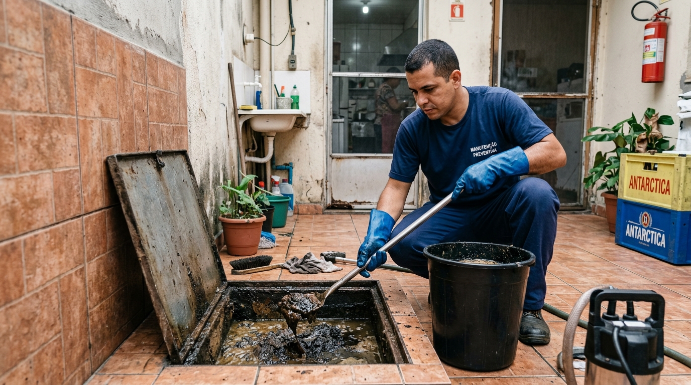 Limpeza de Caixa de Gordura perto de mim em Olinda‑PE